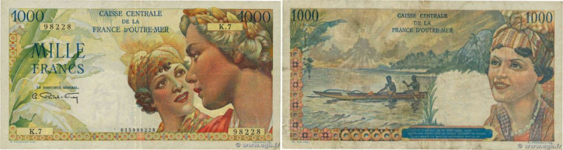 Country : FRENCH EQUATORIAL AFRICA 
Face Value : 1000 Francs Union Française 
Da...