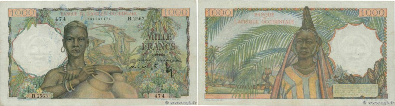Country : FRENCH WEST AFRICA (1895-1958) 
Face Value : 1000 Francs 
Date : 02 oc...