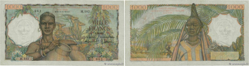 Country : FRENCH WEST AFRICA (1895-1958) 
Face Value : 1000 Francs 
Date : 05 oc...
