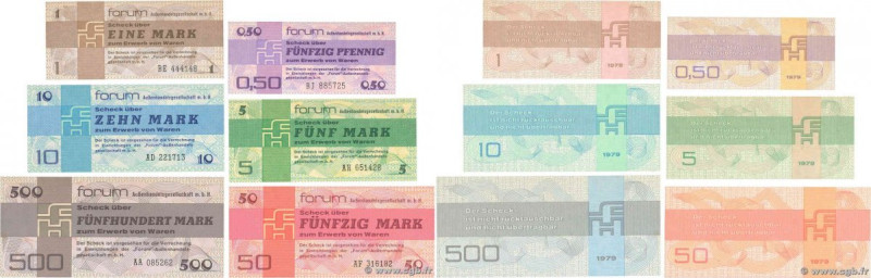 Country : GERMAN DEMOCRATIC REPUBLIC 
Face Value : 50 Pfennig au 500 Mark Lot 
D...
