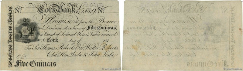 Country : ENGLAND 
Face Value : 5 Guineas 
Date : (181x) 
Period/Province/Bank :...
