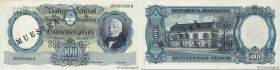 Country : ARGENTINA 
Face Value : 500 Pesos Spécimen 
Date : (1964/1969) 
Period/Province/Bank : Banco Central de la Republica Argentina 
Catalogue re...