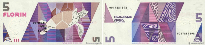 Country : ARUBA 
Face Value : 5 Florin 
Date : 01 janvier 1990 
Period/Province/...