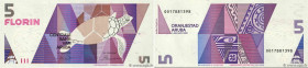 Country : ARUBA 
Face Value : 5 Florin 
Date : 01 janvier 1990 
Period/Province/Bank : Centrale Bank van Aruba 
Catalogue reference : P.6 
Alphabet - ...