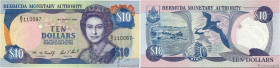 Country : BERMUDA 
Face Value : 10 Dollars 
Date : 15 mars 1996 
Period/Province/Bank : Bermuda Monetary Authority 
Catalogue reference : P.42b 
Alpha...