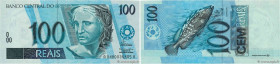 Country : BRAZIL 
Face Value : 100 Reais 
Date : (1994-2010) 
Period/Province/Bank : Banco Central do Brasil 
Catalogue reference : P.247a 
Alphabet -...