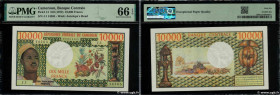 Country : CAMEROON 
Face Value : 10000 Francs 
Date : (1972) 
Period/Province/Bank : B.E.A.C. 
Department : République Fédérale du Cameroun 
Catalogue...