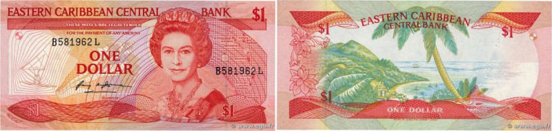 Country : CARIBBEAN  
Face Value : 1 Dollar 
Date : (1985-1988) 
Period/Province...