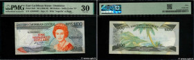 Country : CARIBBEAN  
Face Value : 100 Dollars 
Date : (1985-1993) 
Period/Province/Bank : Eastern Caribbean Central Bank 
Department : Dominique 
Cat...