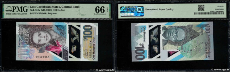 Country : CARIBBEAN  
Face Value : 100 Dollars 
Date : (2019) 
Period/Province/B...