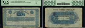 Country : COLOMBIA 
Face Value : 5 Pesos Lot 
Date : 06 janvier 1900 
Period/Province/Bank : Banco de Santander 
Catalogue reference : P..832b 
Alphab...