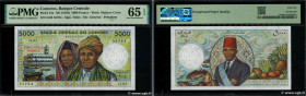 Country : COMOROS 
Face Value : 5000 Francs 
Date : (1984) 
Period/Province/Bank : Banque Centrale des Comores 
Catalogue reference : P.12a 
Alphabet ...