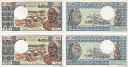 Country : CONGO 
Face Value : 1000 Francs Consécutifs 
Date : 01 juin 1981 
Period/Province/Bank : B.E.A.C. 
Department : République Populaire du Cong...