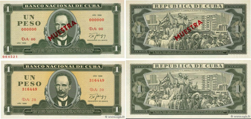 Country : CUBA 
Face Value : 1 Peso Lot 
Date : 1986 
Period/Province/Bank : Ban...