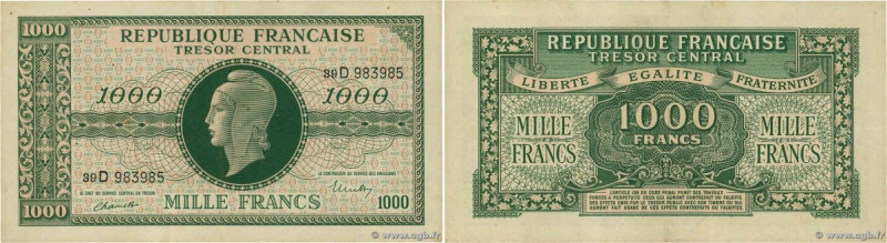 Country : FRANCE 
Face Value : 1000 Francs MARIANNE THOMAS DE LA RUE 
Date : 194...