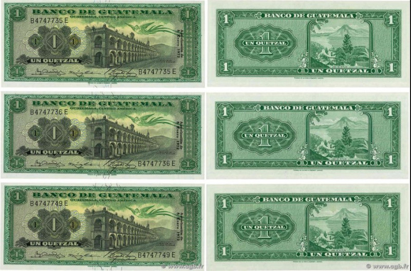 Country : GUATEMALA 
Face Value : 1 Quetzal Lot 
Date : 05 janvier 1972 
Period/...