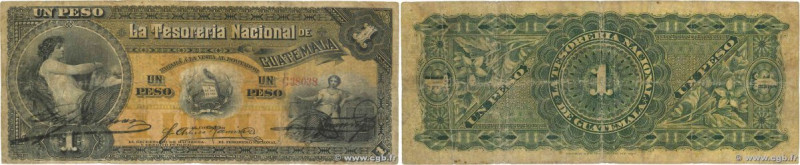 Country : GUATEMALA 
Face Value : 1 Peso Numéro spécial 
Date : (1882) 
Period/P...