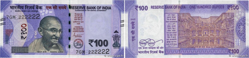 Country : INDIA 
Face Value : 100 Rupees Numéro spécial 
Date : 2022 
Period/Pro...