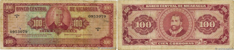 Country : NICARAGUA 
Face Value : 100 Cordobas Fauté 
Date : 1968 
Period/Provin...