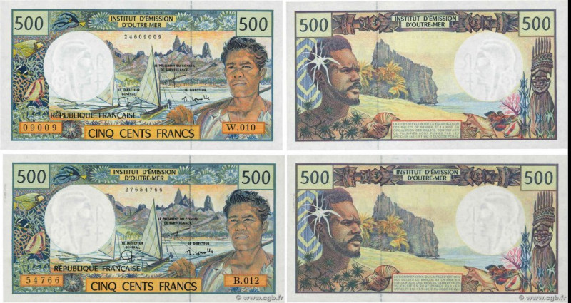 Country : POLYNESIA, FRENCH OVERSEAS TERRITORIES 
Face Value : 500 Francs Lot 
D...