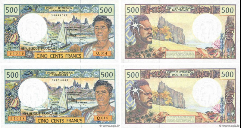 Country : POLYNESIA, FRENCH OVERSEAS TERRITORIES 
Face Value : 500 Francs Conséc...