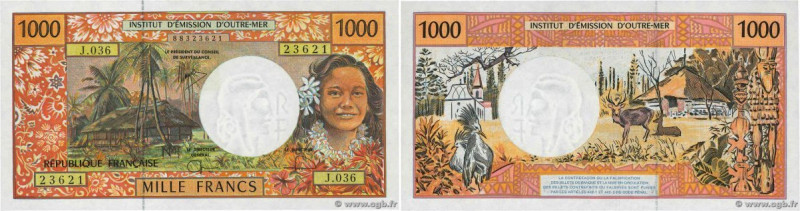 Country : POLYNESIA, FRENCH OVERSEAS TERRITORIES 
Face Value : 1000 Francs 
Date...