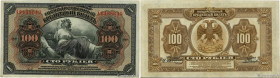 Country : RUSSIA 
Face Value : 100 Roubles 
Date : 1918 (1920) 
Period/Province/Bank : Government Credit Notes 
Department : Sibérie de L'Est 
French ...