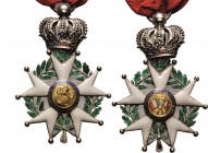Ausländische Orden und Ehrenzeichen Frankreich
Orden der Ehrenlegion, Ritterkreuz, 4. Modell Verliehen 1830-1848 Silber/Gold und emailliert. Mit Bild...