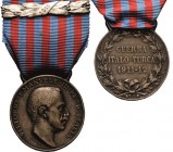 Ausländische Orden und Ehrenzeichen Italien
Medaille auf den Italienisch-Türkischen Krieg 1911-1912 Versilberte Bronzemedaille o.J. (L. Giorgi). Brus...