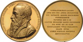 Akademien, Schulen, Universitäten Orte
Straßburg Vergoldete Bronzemedaille 1838 (F. Kirstein) Auf die 300-Jahrfeier des Gymnasiums in Straßburg und s...
