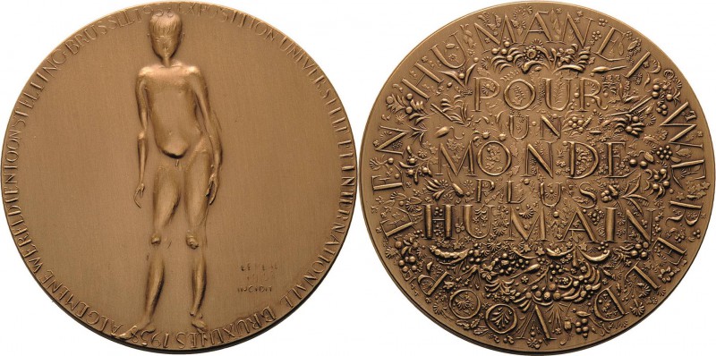 Ausstellungen - Weltausstellungen
1958 - Brüssel Bronzemedaille Für eine mensch...