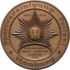 Auto- und Motorradmedaillen und -plaketten
Hamburg Einseitige Bronzemedaille 1930. Auf die 1. Internationale Polizei-Sternfahrt - Sportvereinigung Po...