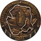 Auto- und Motorradmedaillen und -plaketten
Sachsen Einseitige, teilemaillierte Bronzeplakette 1933 (Karl Beyer) II. 8 Bergefahrt Autoclub Obererzgebi...
