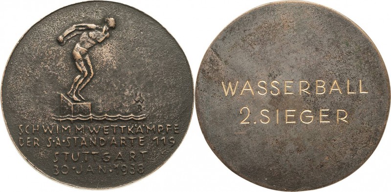 Drittes Reich
 Bronzemedaille 1938 (HWB) Prämie der Schwimmwettkämpfe der SA St...