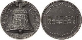 Erster Weltkrieg
 Eisengußmedaille 1917 (F. Grosshans/Ball, Berlin) "Glockenopfer" für eingeschmolzene Glocken für den Kriegsbedarf. Glocke / 2 Zeile...