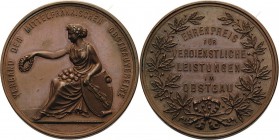 Gartenbau und Landwirtschaft
Brandenburg-Ansbach Bronzemedaille o.J. (um 1900) Verdienstmedaille im Obstbau, verliehen vom Verband der mittelfränkisc...