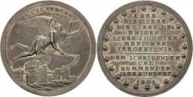 Geschenkmedaillen - Neujahrsmedaillen
 Silbermedaille 1801 (Döll/D. F. Loos) Auf die Jahrhundertwende. Geflügelter Chronos schwebt über einer Ruinenl...