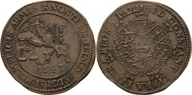 Krieg und Frieden in der Medaillenkunst
 Kupfermedaille 1647. Die Vorbereitungen auf den Frieden von Münster zwischen Spanien und den Vereinigten Pro...