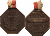 Luft- und Raumfahrt
 Bronzemedaille 1909 (C. Poellath) Internationale Luftschifffahrt-Ausstellung in Frankfurt/Main, geprägt zur Erinnerung an die La...