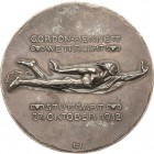 Luft- und Raumfahrt
 Einseitige Silbermedaille 1912 (L. Habich) Gordon-Bennett-Ballonwettfahrt Stuttgart. Männlicher, nach rechts schwebender Genius ...
