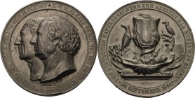 Medicina in nummis
Berlin Versilberte Bronzemedaille 1844 (K. Ph. Wilkens) Widmung des 'Museums' für die Teilnehmer der 22. Versammlung deutscher Nat...