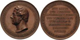 Medicina in nummis - Personen
Spies, Gustav 1802-1875 Bronzemedaille 1873 (Schnitzspahn) 50-jähriges Doktorjubiläum von Gustav Adolph Spies. Kopf nac...