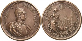 Reformation-Ereignisse und Jubiläen
 Bronzegußmedaille 1892 (R. Begas) Einweihung der renovierten Schlosskirche zu Wittenberg. Brustbild Wilhelm II. ...