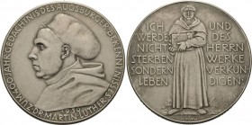 Reformation-Ereignisse und Jubiläen
 Silbermedaille 1930 (K. Roth) 400 Jahre der Übergabe der Augsburger Konfession. Brustbild Martin Luthers nach li...