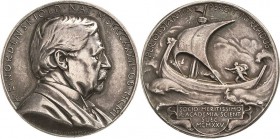Schifffahrt
 Silbermedaille 1901 (E. Lindberg) Der schwedische Polarforscher Adolf Erik Nordenskjöld (1832-1901), gewidmet von der königlichen Akadem...
