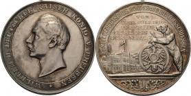 Schützenmedaillen - Deutschland
Berlin Silbermedaille 1910 (Oertel) 25. Mitteldeutsche Bundes- und Jubiläumsschießen. Bär mit Reichsschild vor Schlos...