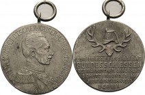 Schützenmedaillen - Deutschland
Berlin Versilberte Bronzemedaille 1913 (unsigniert) Erinnerung an das Bundesschiessen des märkischen Jäger- und Schüt...