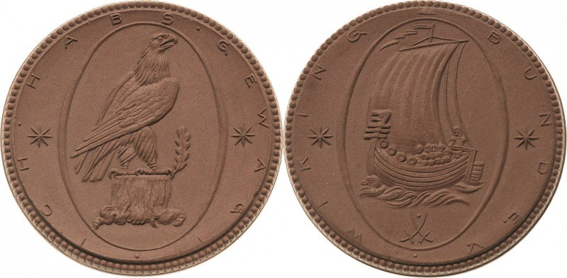 Porzellanmedaillen - Medaillen der Meißner Porzellanmanufaktur
Berlin Braune Po...