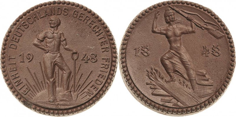 Porzellanmedaillen Medaillen der Meißner Porzellanmanufaktur
Berlin Braune Porz...