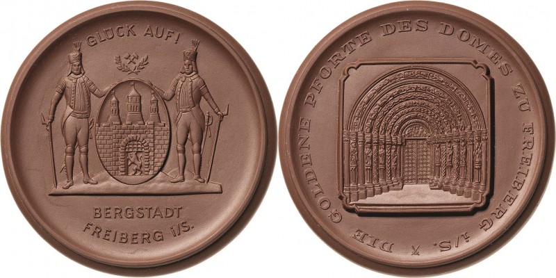 Porzellanmedaillen - Medaillen der Meißner Porzellanmanufaktur
Freiberg Braune ...